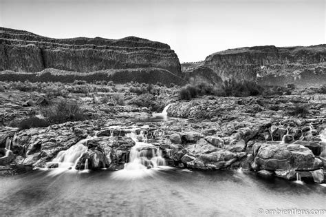 Little Palouse Falls 3 (BW) – Ambient Lens