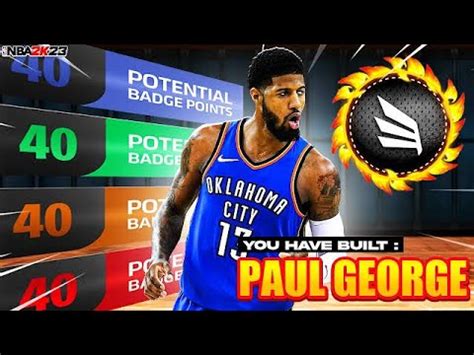 How To Make Paul George EXACT Build On NBA 2K23 OLD NEW GEN YouTube