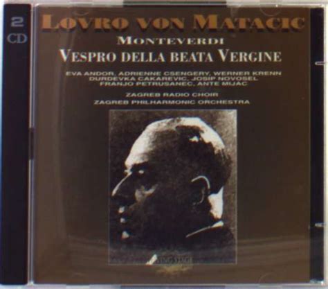 Claudio Monteverdi Vespro Della Beata Vergine Cds Jpc