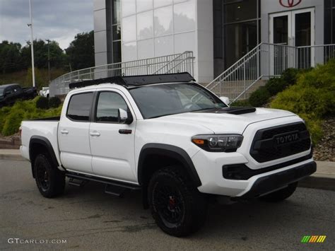 2019 Super White Toyota Tacoma Trd Pro Double Cab 4x4 142915694 Photo 1 Car