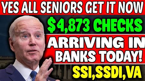 Arriving In Banks Today Seniors Get Your 4873 Check Today All