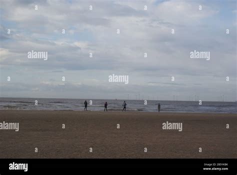 Crosby Beach Liverpool Stock Photo - Alamy