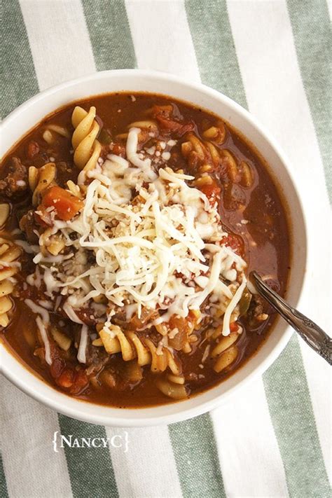 Easy Lasagna Soup Foodtalk