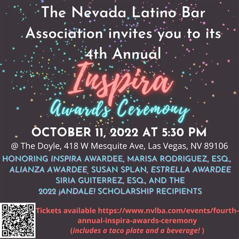 Fourth Annual Inspira Awards Ceremony | LV Latino Bar Assoc.