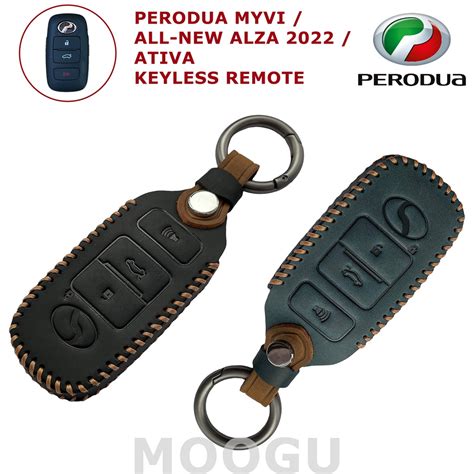 Moogu Vintage Hand Sewn Leather Perodua Myvi All New Axia Ativa