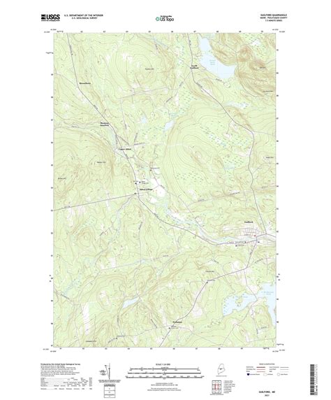 Guilford Maine US Topo Map – MyTopo Map Store