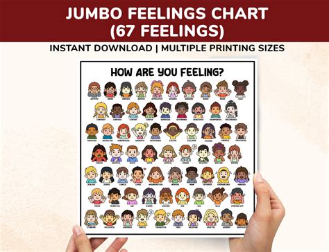 How Are You Feeling Chart (Extra Large) – Mental Health Center Kids