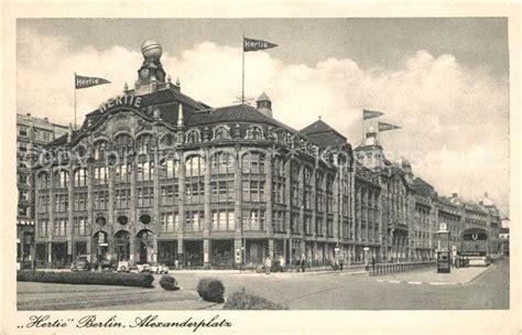 AK Ansichtskarte Berlin Alexanderplatz Hertie Kaufhaus Berlin Nr