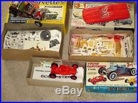 10-vintage 1960s Model Car Kits W Boxes-amt-mpc-imc-ford Gt-customs-gto ...