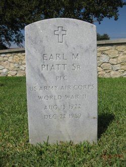 Earl Mayfield Piatt Sr 1922 1989 Homenaje De Find A Grave