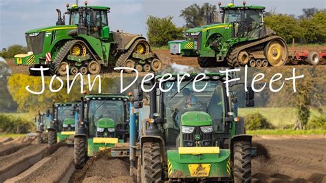 Large Scale Potato Land Preparation John Deere Fleet RG Abrey Farms