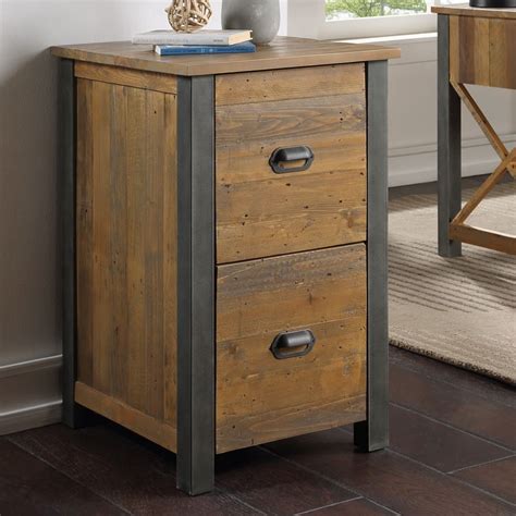 Arden Solid Oak Lockable Storage Filing Cabinet On Sale