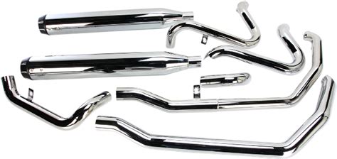 Bassani True Dual Down Under Exhaust Fits 2009 2016 Harley Touring Flhr Flhx Jt S Cycles