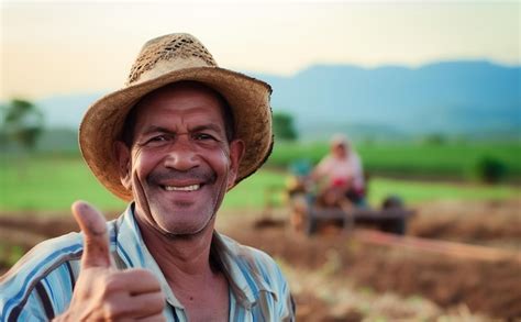 Premium Photo Happy Brazilian Planter Farmers Using Plows To Prepare