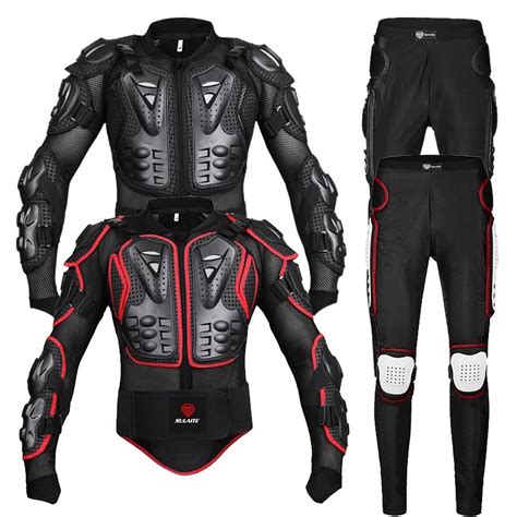 Motorcycle Jacket Pants Racing Armor Protector ATV Motocross Body