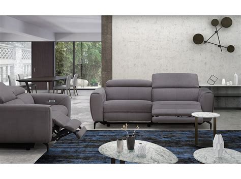 Modern Fabric Recliner Sofa Lorenzo by J&M - MIG Furniture