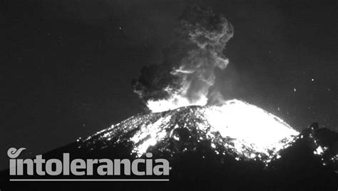 Volcán Popocatépetl reporta seis explosiones y 188 exhalaciones