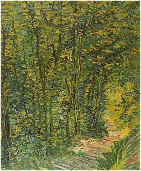 Path In The Woods By Vincent Van Gogh Painting