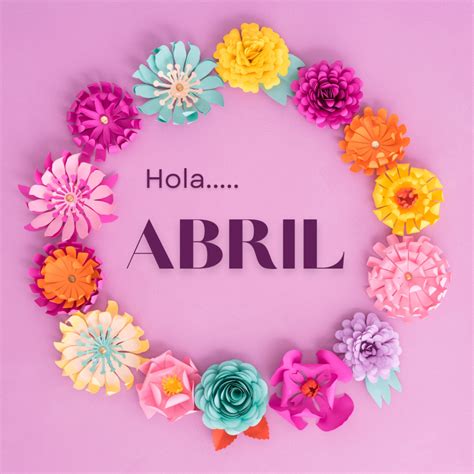 Hola Abril Imágenes