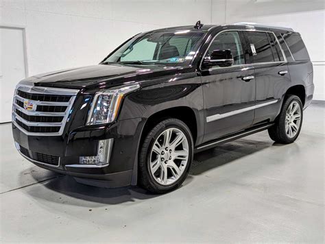 Pre Owned 2017 Cadillac Escalade Premium Luxury In Black Raven Greensburg Pa C80423a