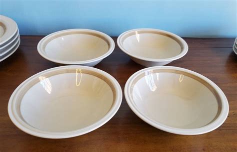 Vintage White Rose Stoneware Dinnerware Set By Newcor 20 Pc Etsy