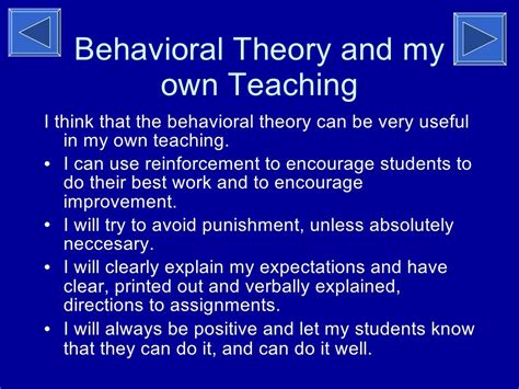 Behaviorism Theory Of Learning