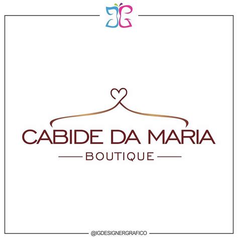 🏻logotipo Criado Para A Boutique Cabidemaria 👗 Simples E Clean Porém