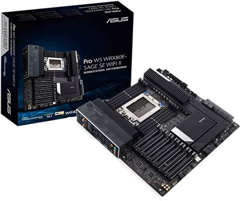 Asus Pro Ws Wrx E Sage Se Wifi Ii Swrx E Atx Motherboard Amd Wrx