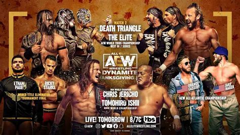 Aew Dynamite November 23 2022 Preview And Match Card Itn Wwe