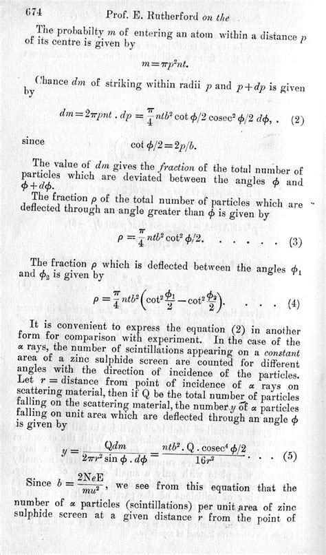 Rutherford's discovery of the nucleus-674