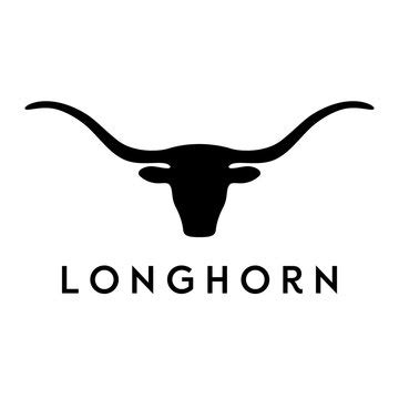 Texas Longhorns Logo Png - Black And White Longhorn Logo Clipart - Clip ...