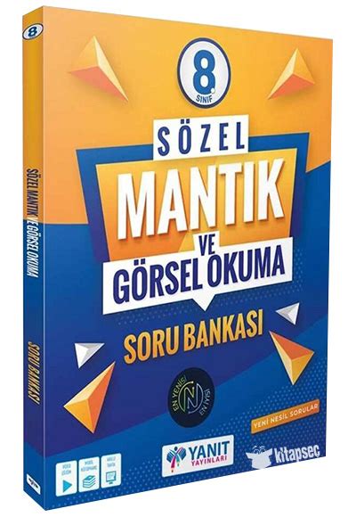 8 Sınıf Sözel Mantık ve Görsel Okuma Soru Bankası Yanıt Yayınları