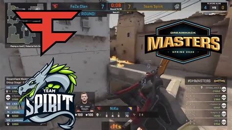 Mir Technical Drop Faze Vs Spirit Dreamhack Masters Highlights Csgo