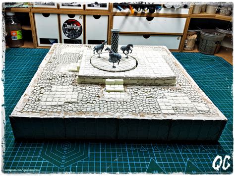 Wip Building Of Ruins Of Mordheim Modular Table