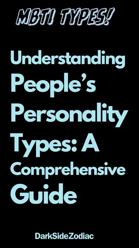 Understanding People’s Personality Types: A Comprehensive Guide | Personality types, Infj ...