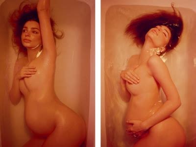 Emily Ratajkowski Poses Nude In Powerful Pregnancy Shoot Man Of Many