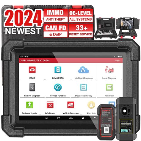 2024 Newest Launch X431 IMMO ELITE Car Diagnostic Scan Tool With XPROG