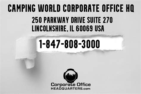 Reach Out To Camping World Corporate Office Complaints