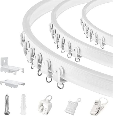 Rail De Rideau De Plafond Flexible Et Flexible Fixation Murale M