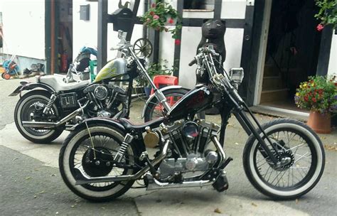 Harley Davidson Ironhead Sportster And Shovelhead FX Chopper Shovel