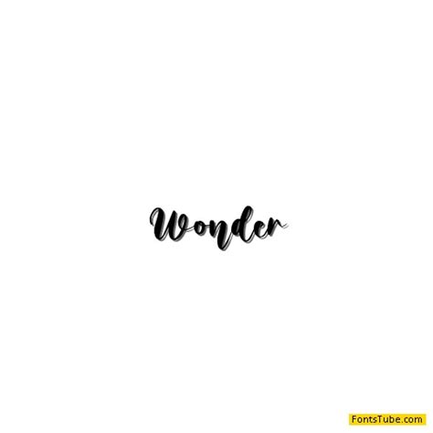 Wonder Free Font Download | Fonts Tube