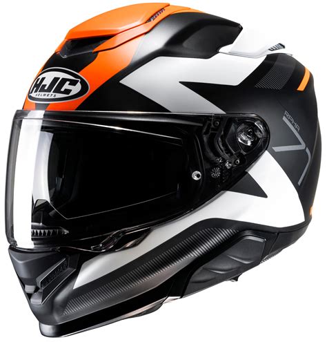 HJC RPHA 71 Pinna Mat Noir Orange Casque moto intégral RAD