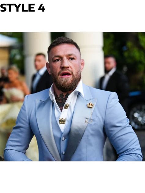 Conor McGregor Blue Suit - Hollywood Leather Jackets