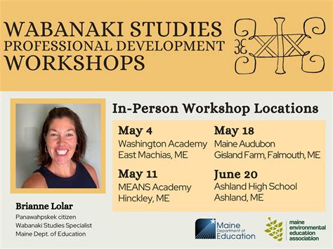 Direct Educator Support — maine environmental education association