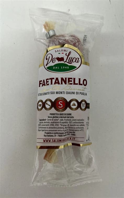 Salame Faetanello Richiamato Per Presenza Di Listeria