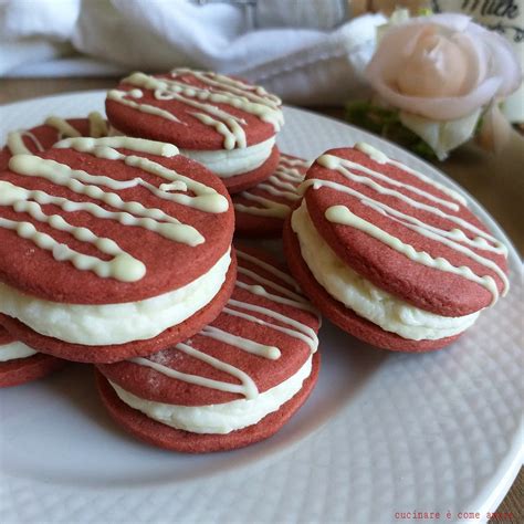 Biscotto Paradiso Red Velvet Ripieno E Con Glassa Cucinare Come Amare