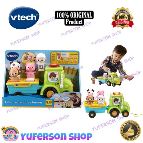jual vtech shapes  animals tractor vtuk original shopee indonesia