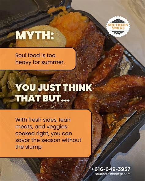 Southern Smoke - MYTH: Soul food is too heavy for summer.... | Facebook