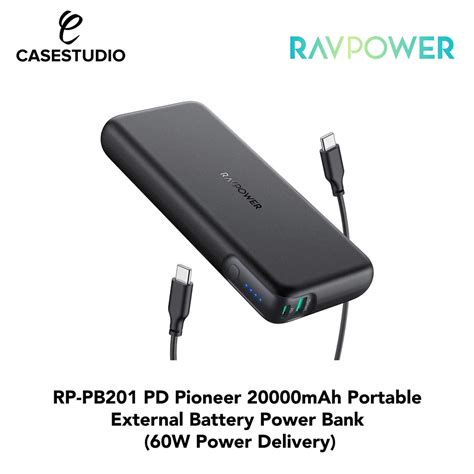 Ravpower Rp Pb201 Pd Pioneer 20000mah Portable External Battery Power