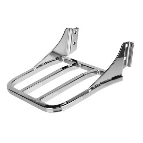 Max Motorcycle Chrome Sissy Bar Backrest Luggage Rack Rear Carrier For